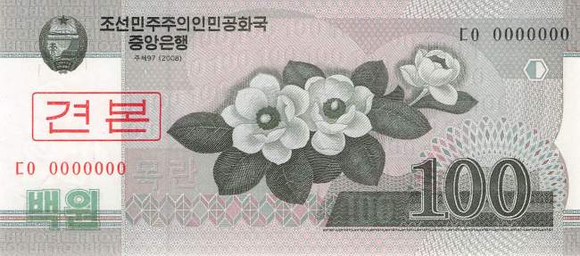 100 Won p61-1 Specimen
